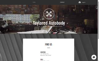 Taylored Auto Body & Service website