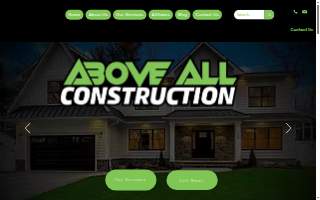 Above All Construction website