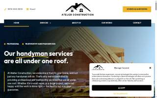 Atelier Construction website
