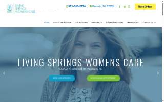 Living Springs Womens Care website