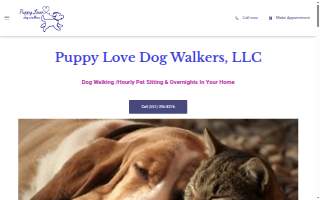 Puppy Love Dog Walkers of Passaic website