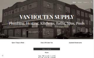 Van Houten Supply website