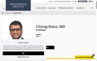 Chirag Rana, MD website