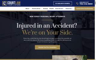 CourtLaw Injury Lawyers of Paterson website