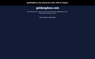 Golden Glove Movers website