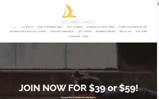 Yoga Mechanics Montclair website