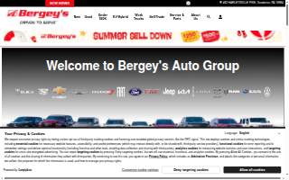 Bergey's Commercial Tire Centers website