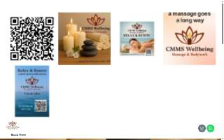 CMMS Wellbeing Massage and Bodywork website