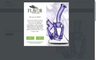 Flavor Smoke Shop website