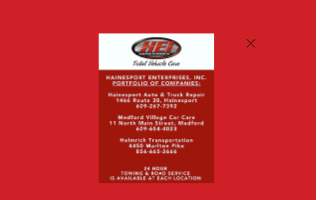 Helmrich Towing website