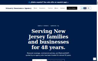 Irizarry Insurance Agency website