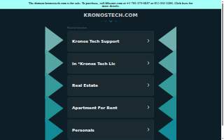 Kronos Technologies website