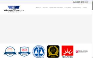 Levow DWI Law, P.C. website