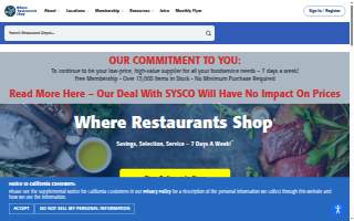 Restaurant Depot of Pennsauken website