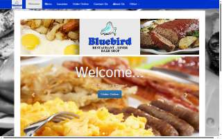 Bluebird Diner website
