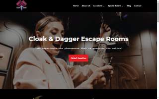 Cloak & Dagger Escape Rooms - Hamilton of Pennsville website