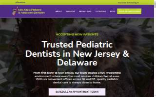 Kool Koala Pediatric And Adolescent Dentistry of Collingswood website