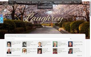 Laughrey Funeral Home website