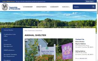 Pennsville Animal Shelter website