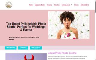 Philly Photo Booth (PPB) Rentals website