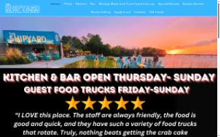 The Shipyard website