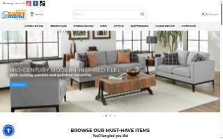 Elwir's Furniture website