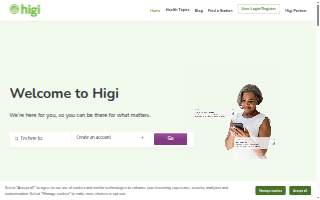 higi of Perth Amboy website