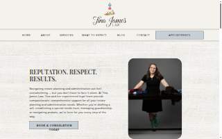 Tina James Law of Perth Amboy website