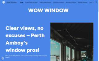 Wow Window website