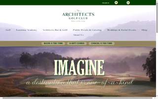 Architects Golf Club website