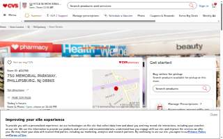 CVS Pharmacy of Phillipsburg website
