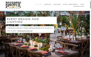 Eggsotic Events website