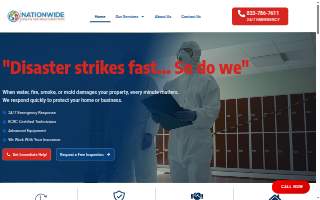 Nationwide Disaster Restoration LLC website