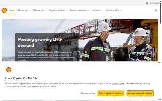 Shell website