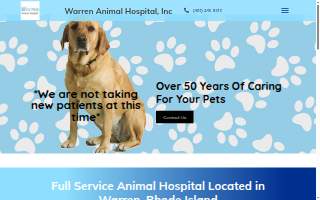 Warren Animal Hospital website