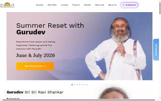 Art of Living of New Jersey website