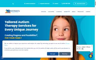 Bierman Autism Centers - Piscataway website