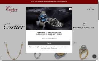 Cooper Jewelers Inc website