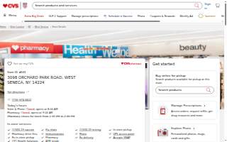 CVS website