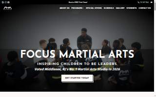 Focus Martial Arts website