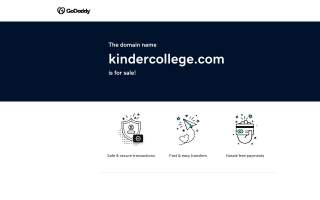Kinder College website