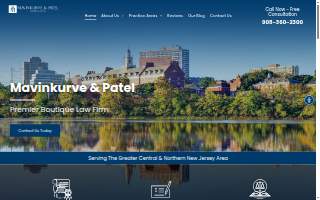 Mavinkurve & Patel LLC Attorneys at Law website