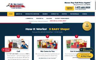 My Way Carpet Floors & More of Piscataway website