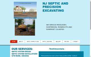 NJ Septic Designs and Inspections, LLC website