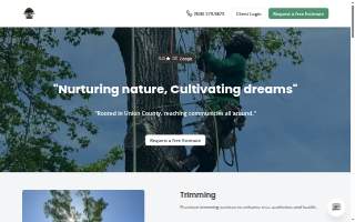 American Dream Tree Experts of Plainfield website
