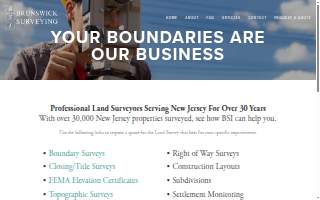 Brunswick Surveying, Inc. website