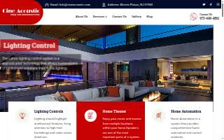 Cine Acoustic LLC - Audio Video, Home Automation New Jersey & New York website