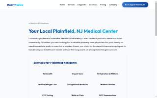 Health-Wise Family Care Center website