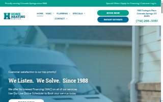 Heating & Air Conditioning website
