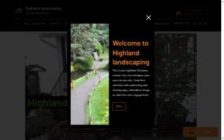 Highland landscaping website